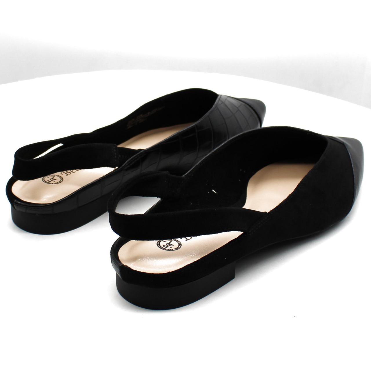 Bella Vita Women's Black Sandals (6)