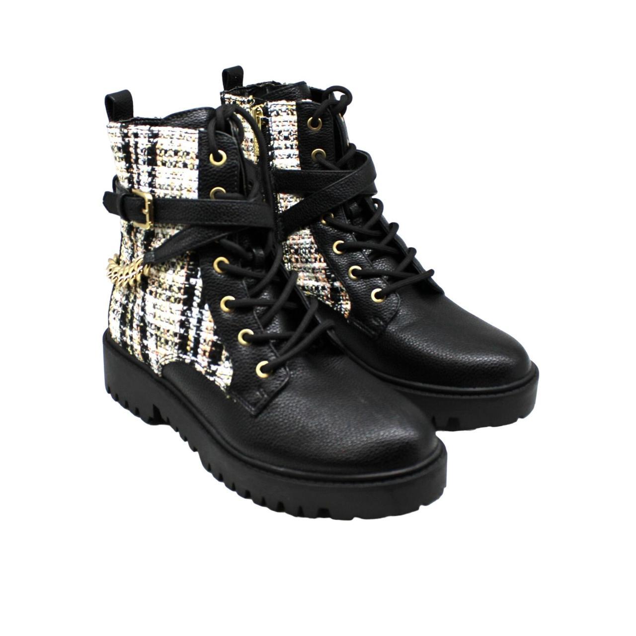 Guess Women's Olisey Chain Detail Combat... Depop