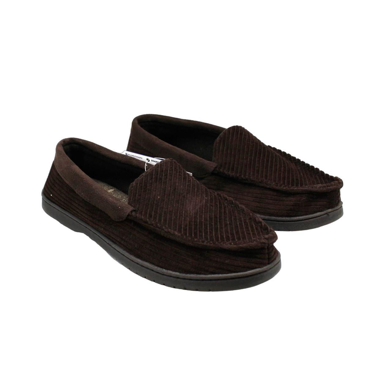 Dearfoam mens house on sale shoes