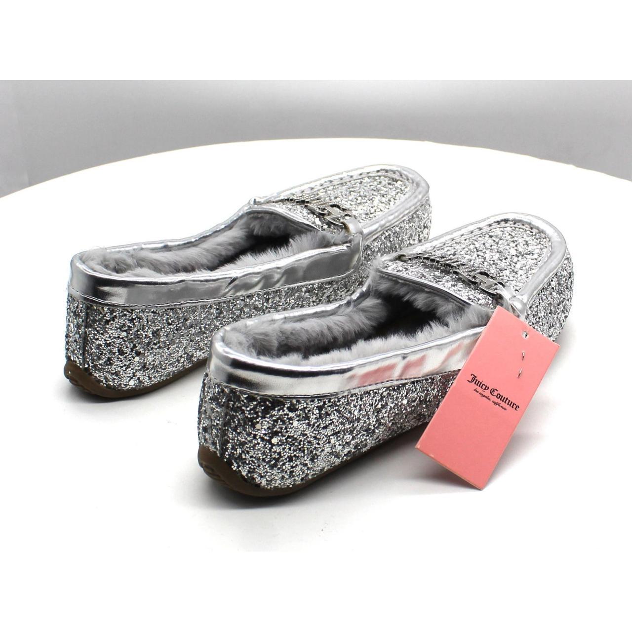 Silver glitter sale moccasins