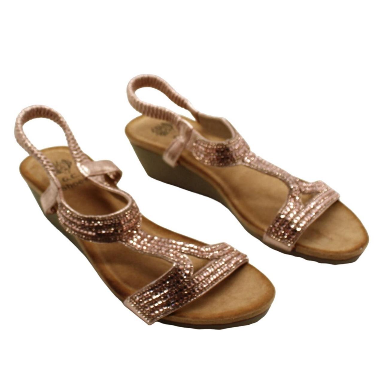 FIORRA Rose Gold Strappy Sandal | Women's Sandals – Steve Madden