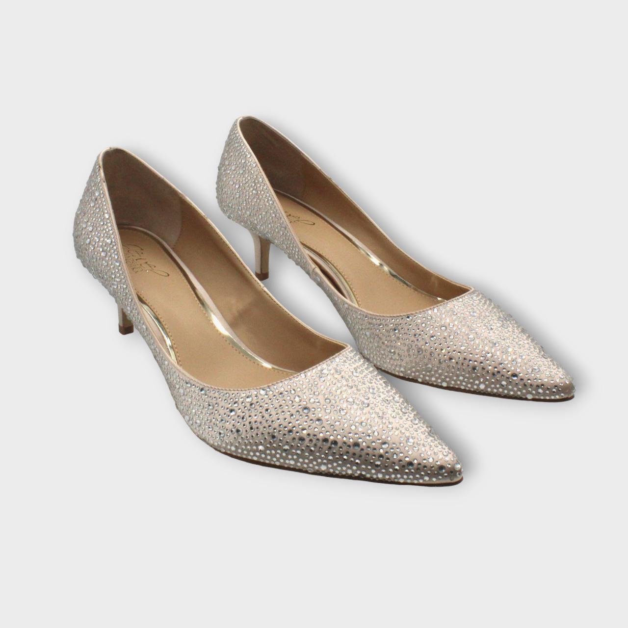 Jewel badgley mischka discount women's frenchie evening pumps