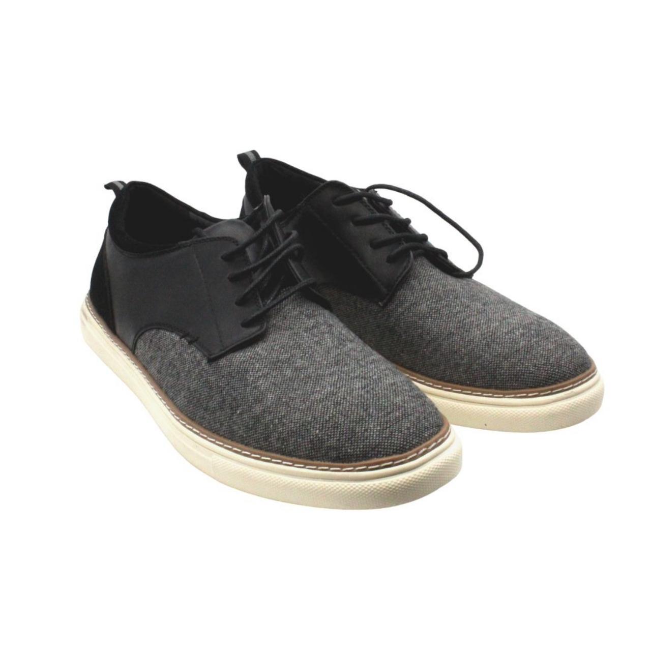 Vance Co. Men's Topher Knit Athleisure Sneakers In Charcoal | ModeSens
