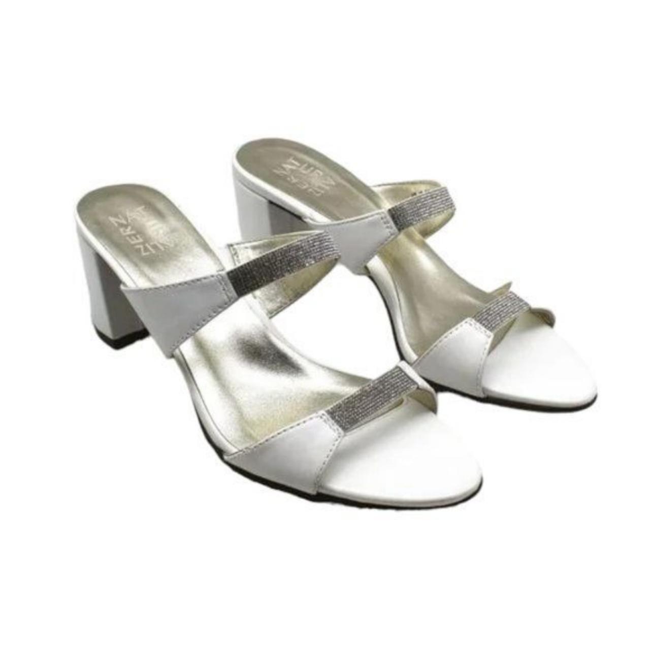 naturalizer white heels