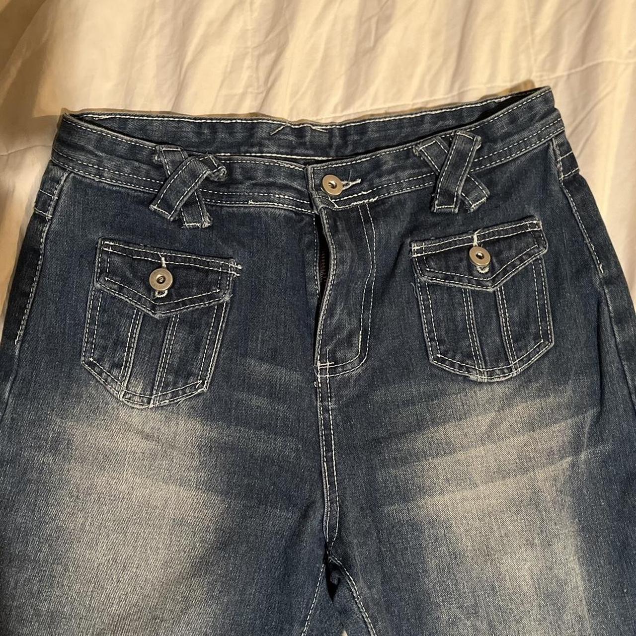 Women's Navy Jeans | Depop