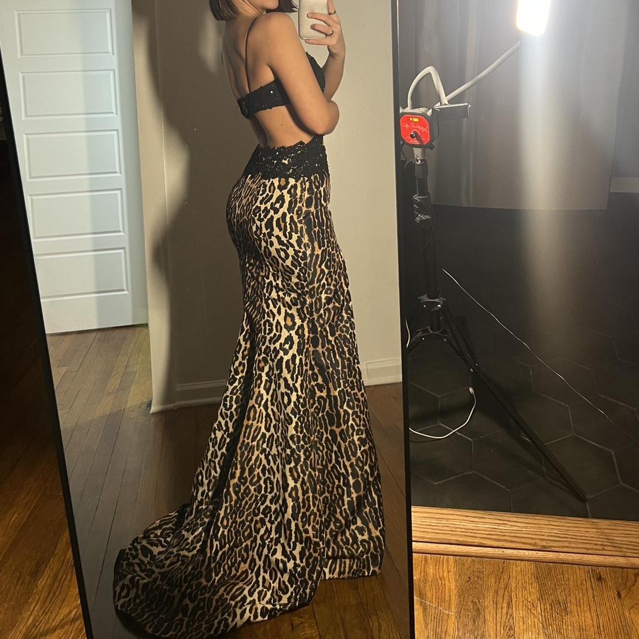 Cheetah sherri hill best sale