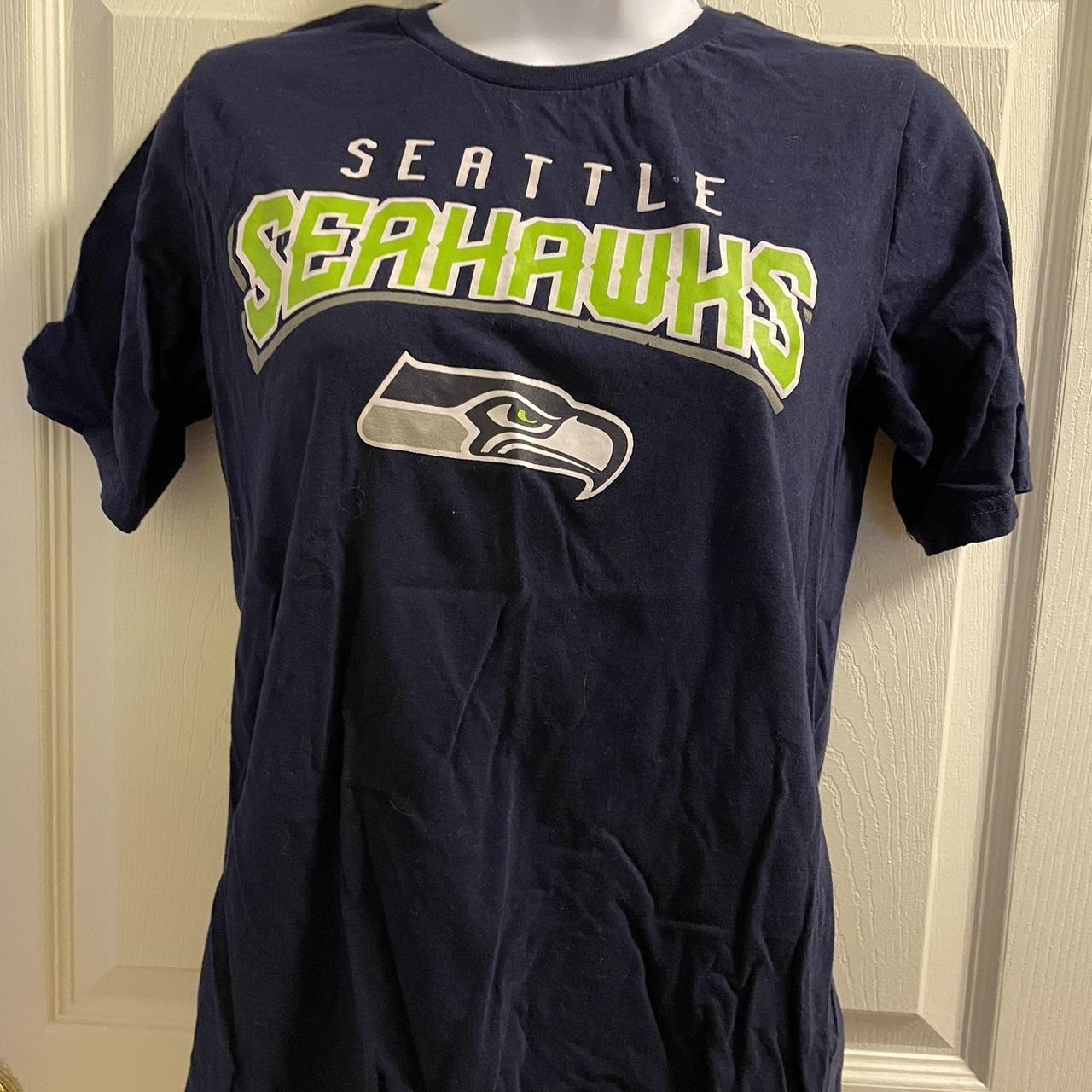 Navy Men's Seattle Seahawks Football Jersey T-Shirt Size Medium