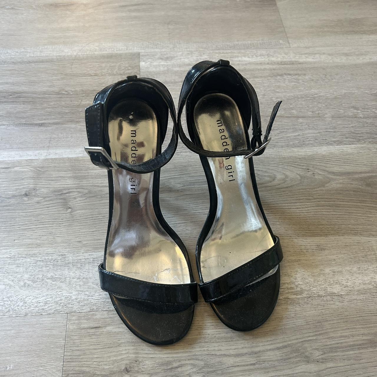 madden girl black heels