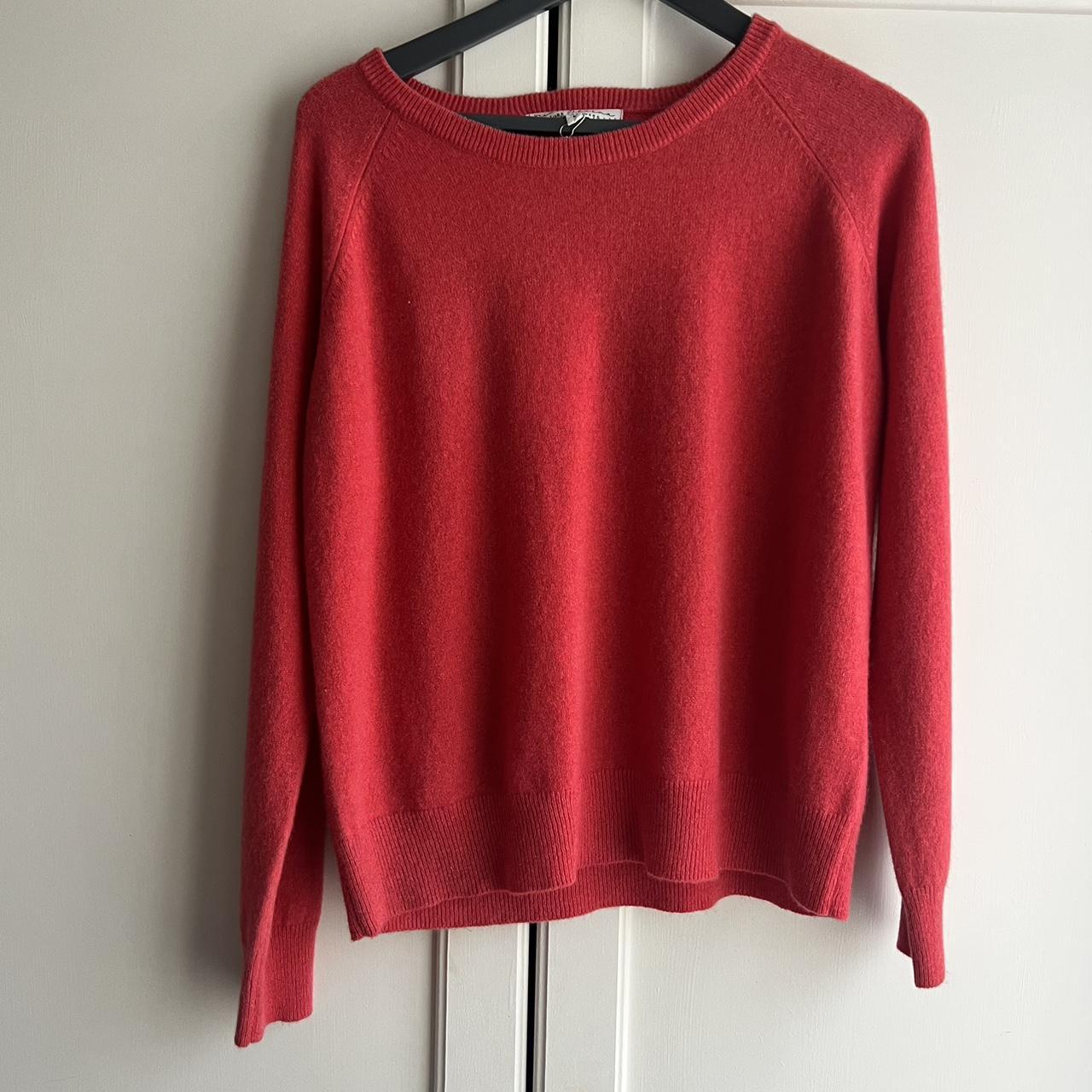 100% cashmere red jumper with tags. Purchased in... - Depop