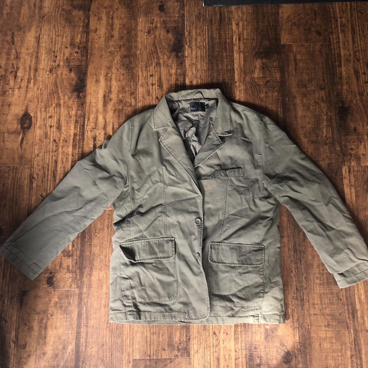 F&f men's store leather jacket