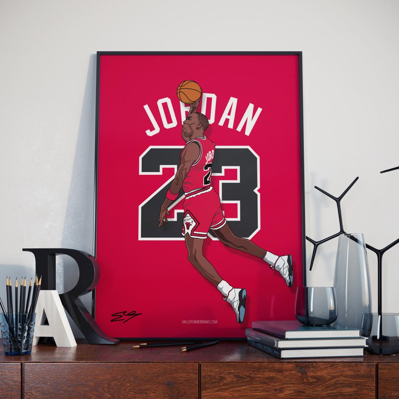 Michael Jordan A3 Poster | Chicago Bulls Nba... - Depop