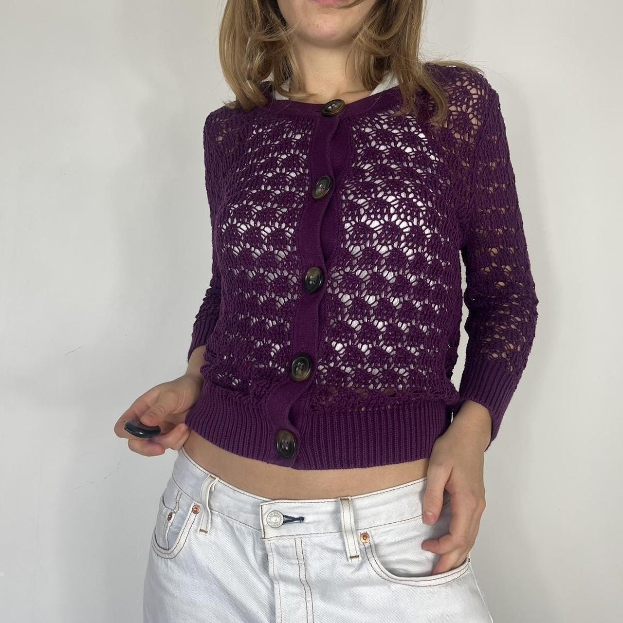 Old navy shop purple cardigan