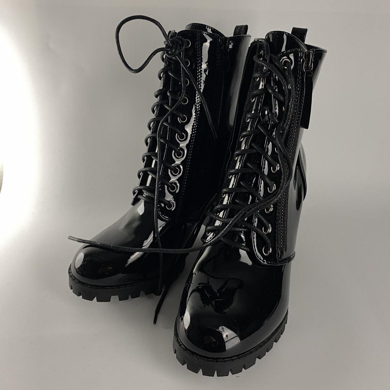 Fashion Nova Women's Black Boots | Depop