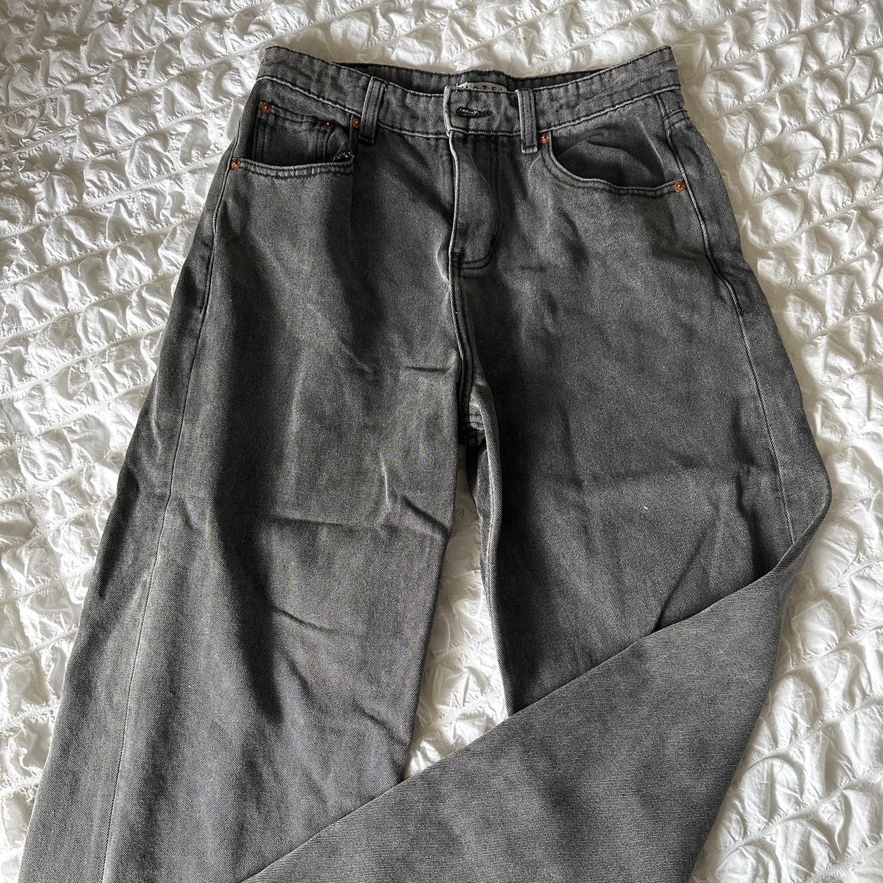 Motel rocks parallel grey smoke denim jeans - size... - Depop