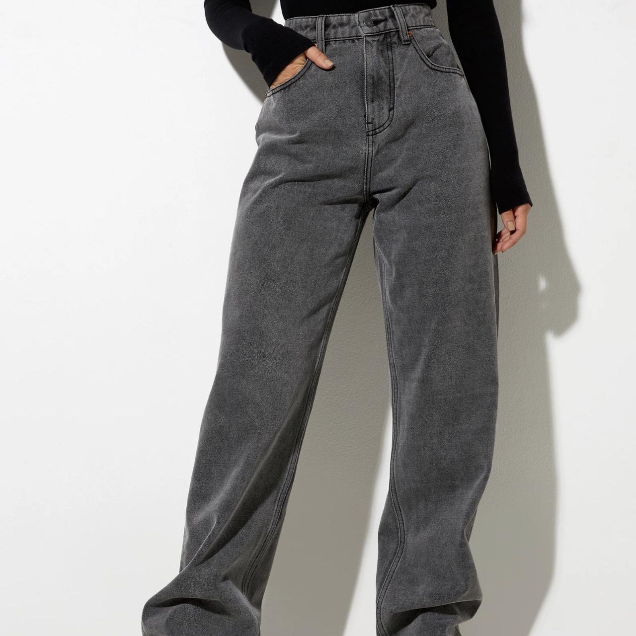 Motel rocks parallel grey smoke denim jeans size... Depop