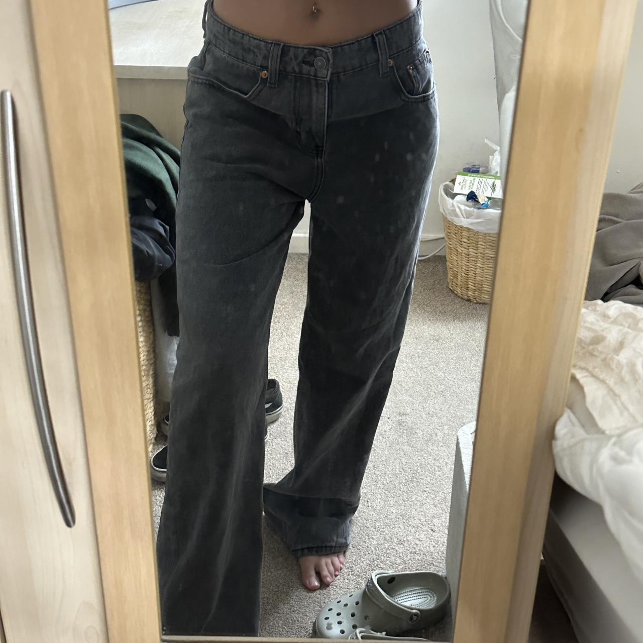 Motel rocks parallel grey smoke denim jeans size... Depop