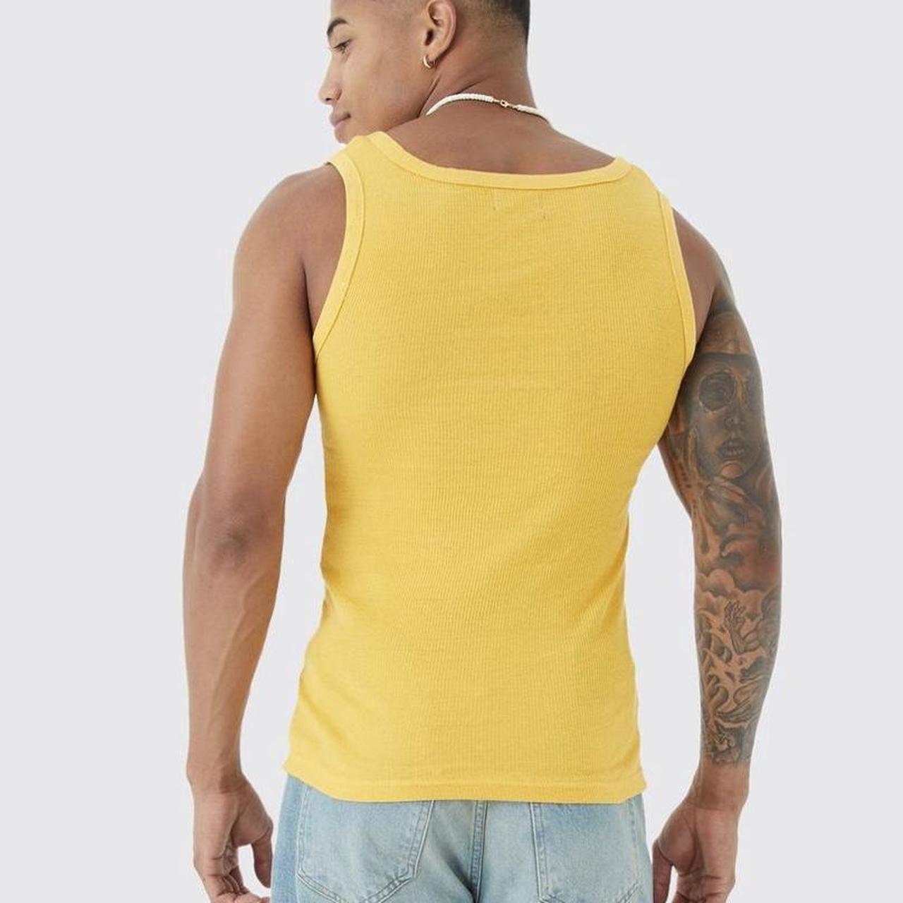 Boohoo Men's Yellow Vest (2)