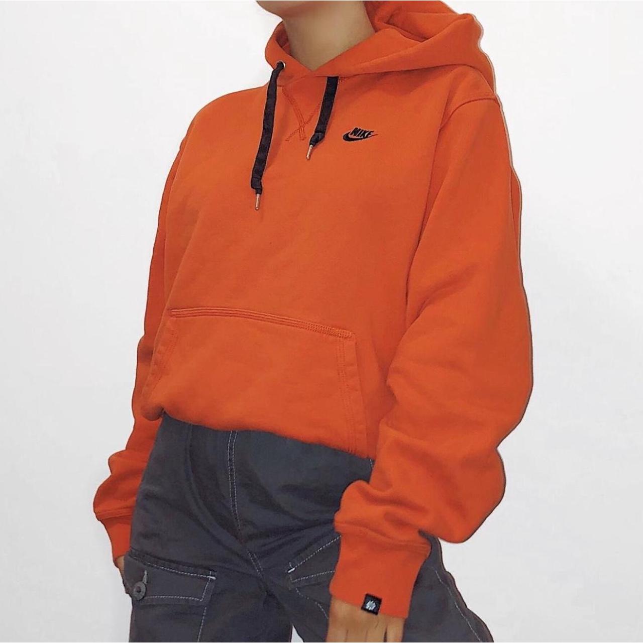 orange nike hoodie