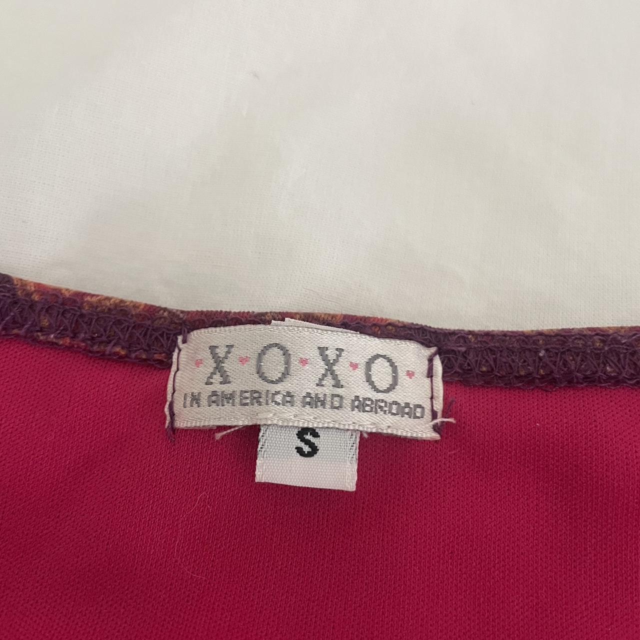 XOXO Women's Pink and Burgundy Shirt (3)
