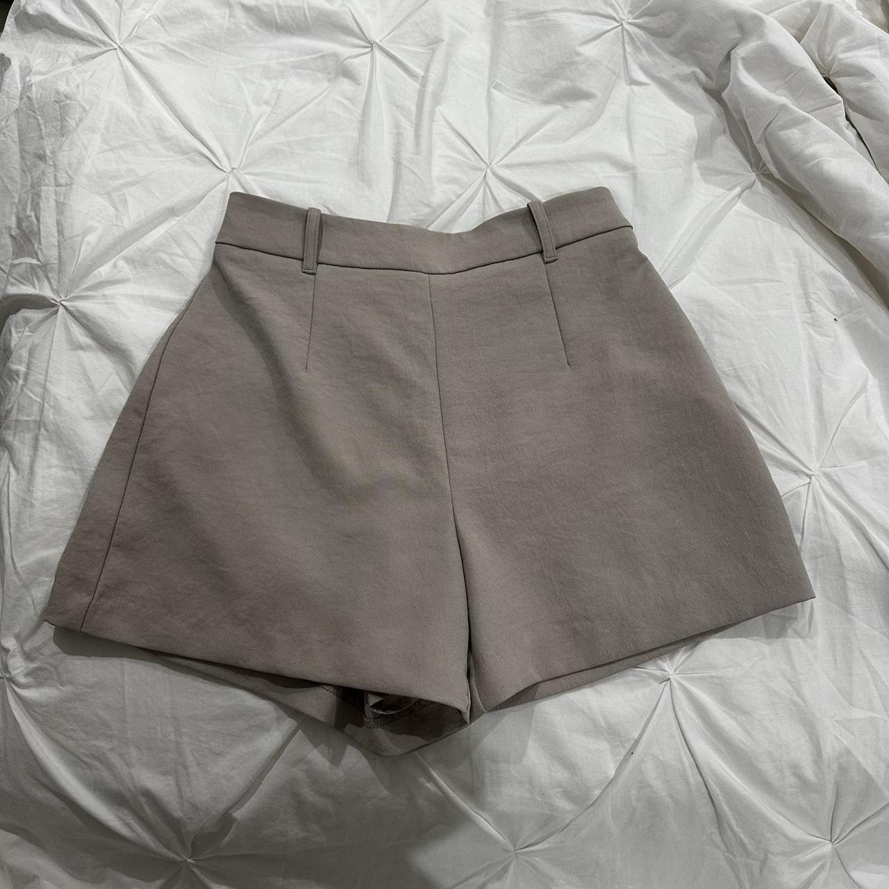 Kookai Ariel shorts in colour burnt butter Size... - Depop