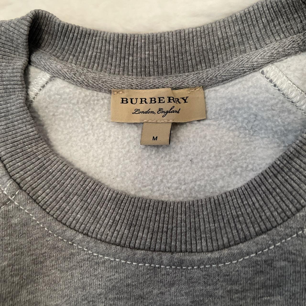 Burberry jumper Size M Fleecey inside Fit an 8-10 - Depop