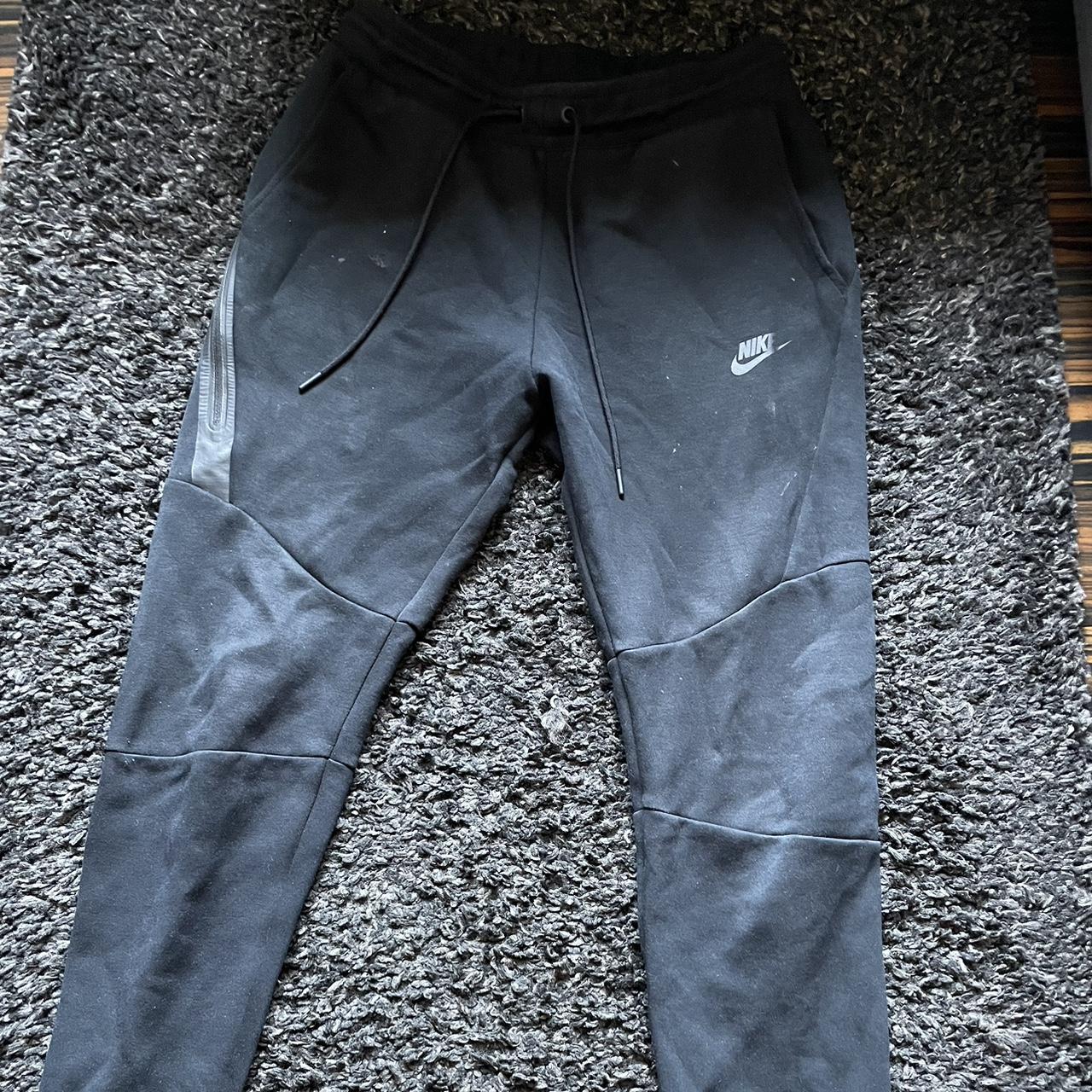 Nike tech fleece pants store blk grey used