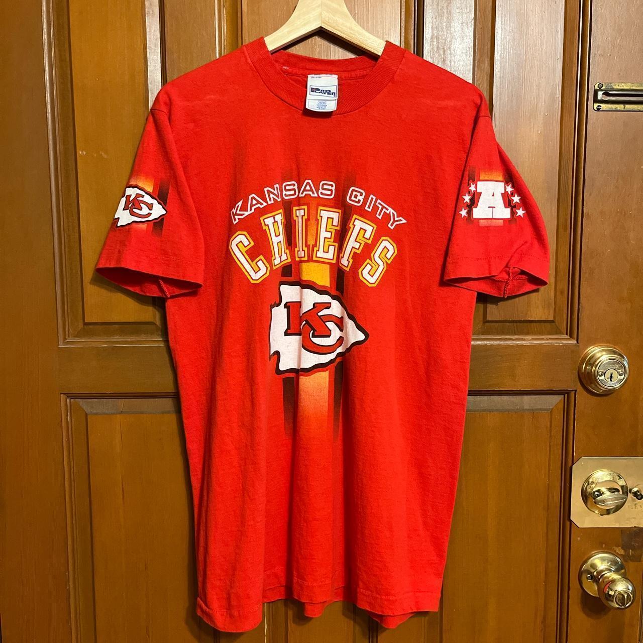 Vintage Kansas City Chiefs shirt XL 19x28 Used, - Depop