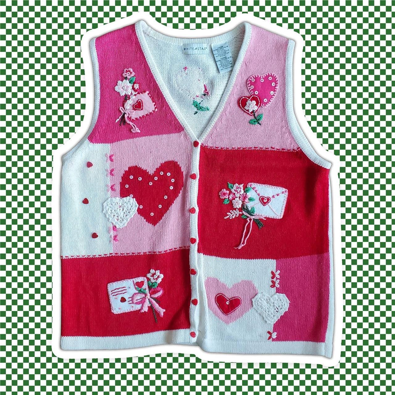 White Stag Women's Red and Pink Gilet