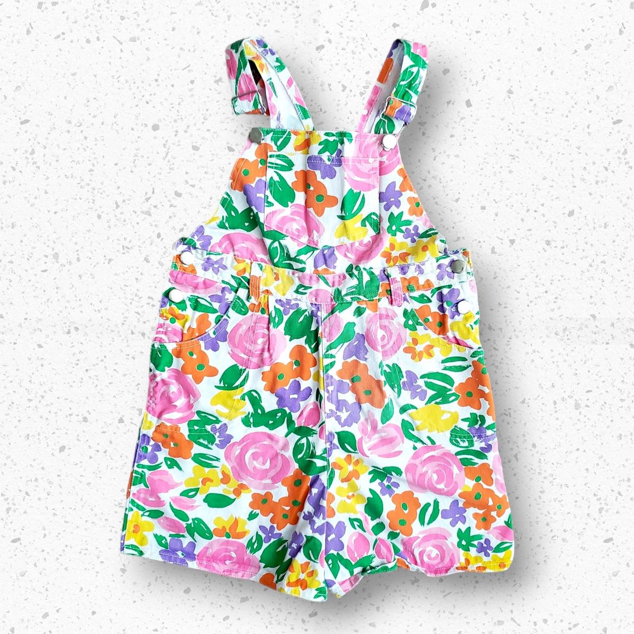 90s colorful overalls