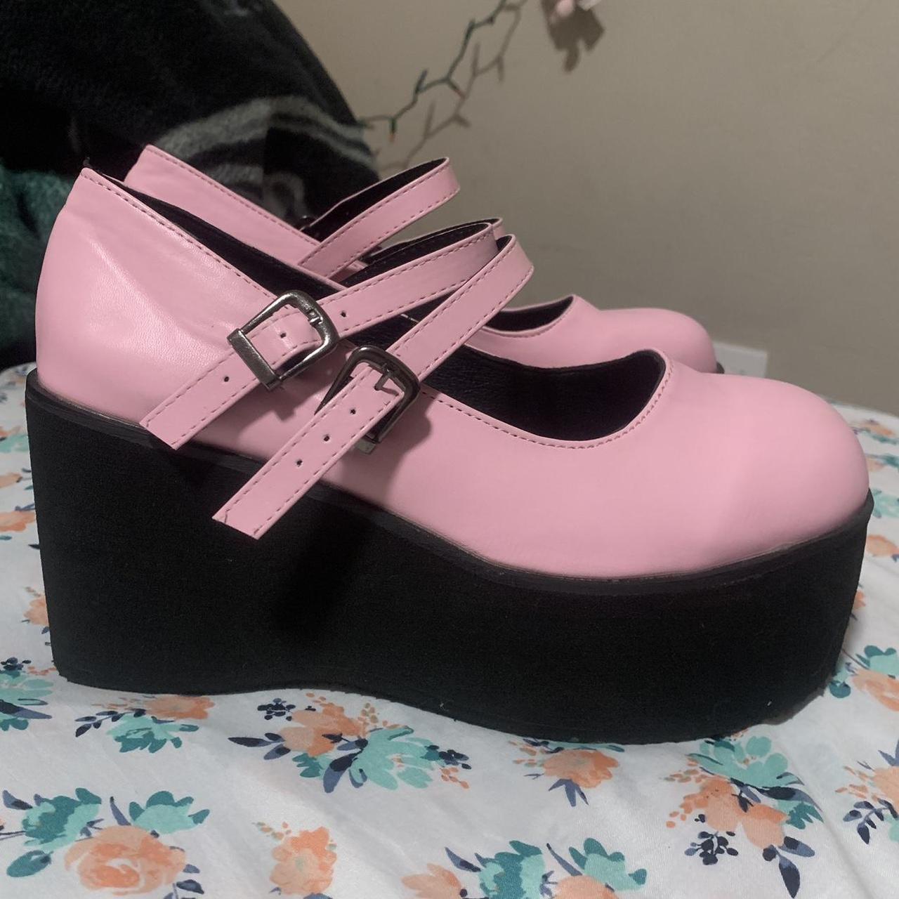 platform trainers pink