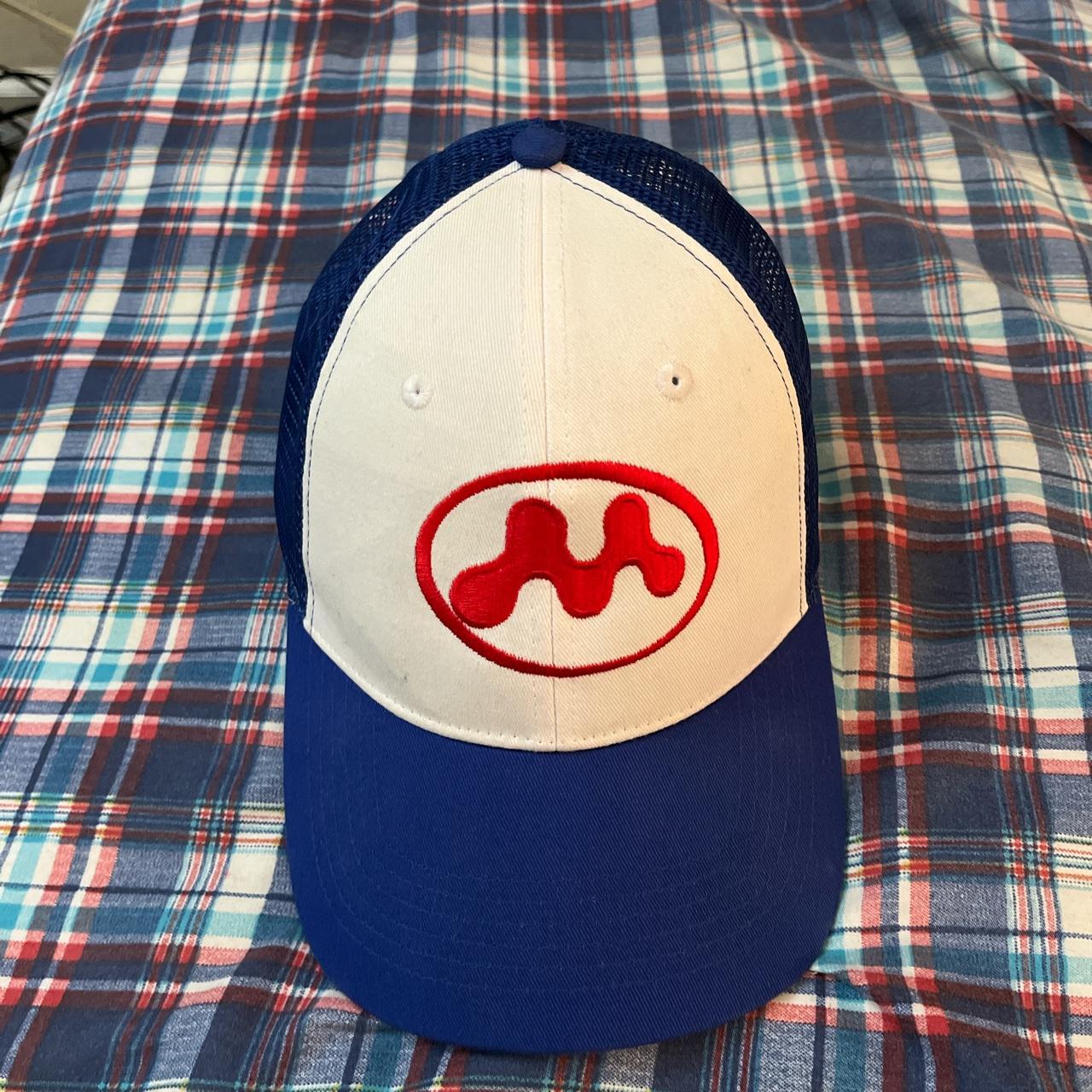 Mowalola trucker hat, bought em a while ago, wore it...