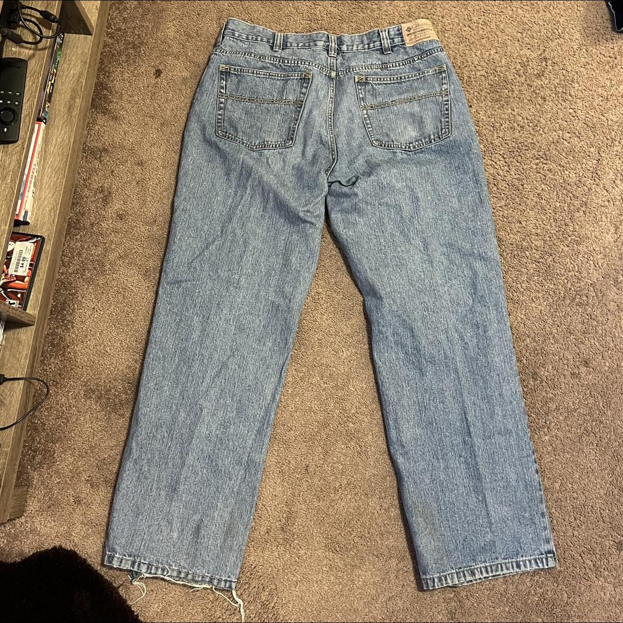 Vintage Columbia Mens Denim Blue Jeans 36x32 - Depop