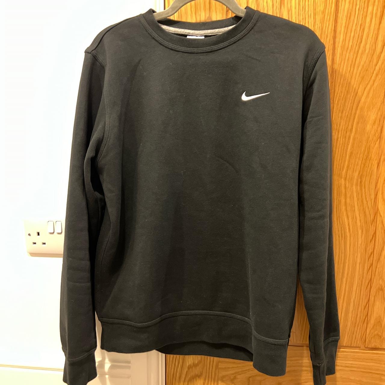 Nike Jumper Men’s Size medium Black Excellent... - Depop