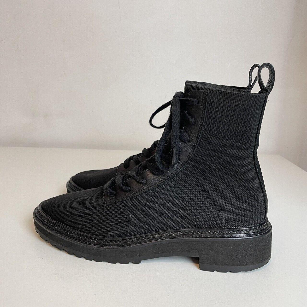 Loeffler Randall Brady Black Combat Boots Stretch. Depop