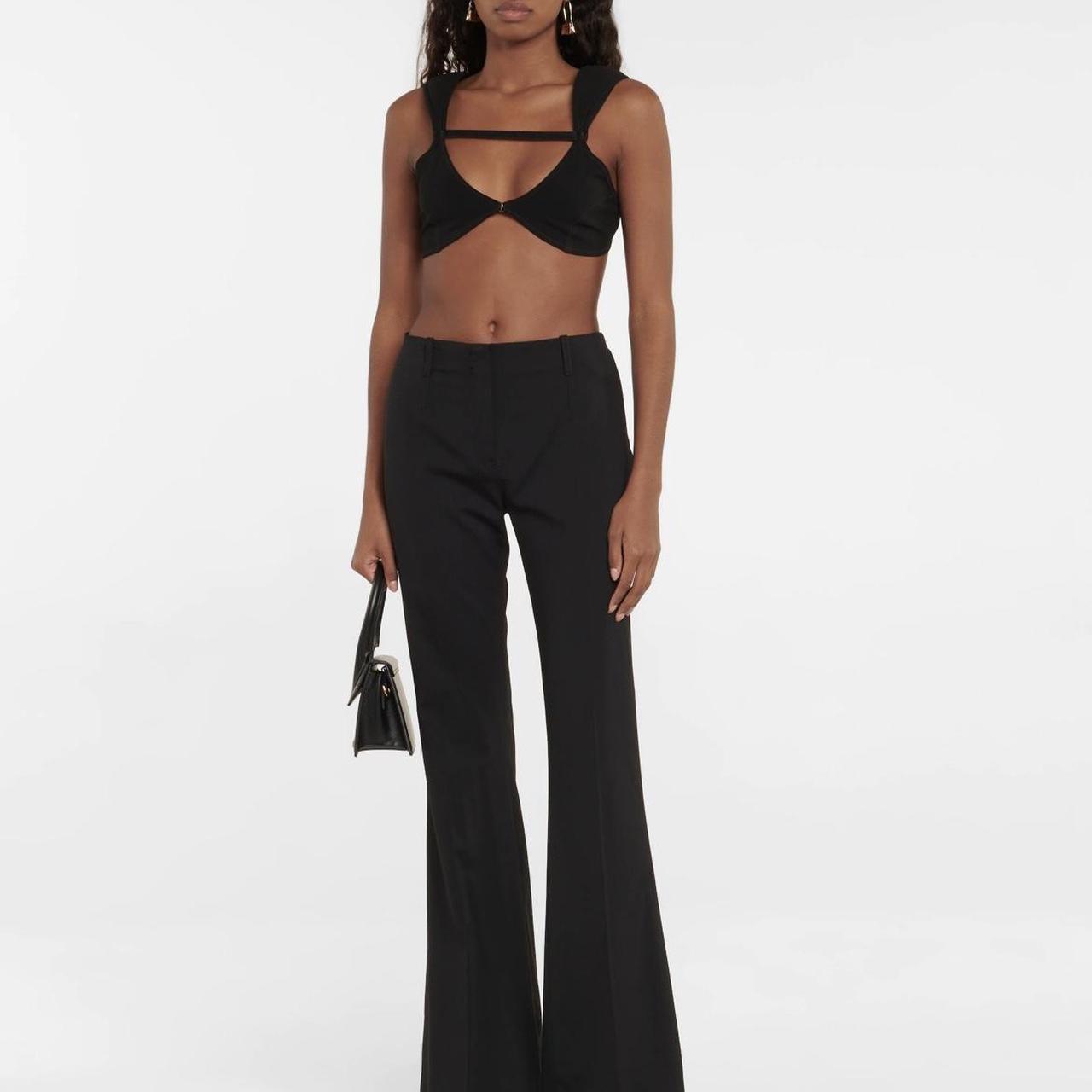【関税込み】JACQUEMUS ブラック Le Bandeau Veleiro ブラ JACQUEMUS Le Bandeau Veleiro in Black | FWRD