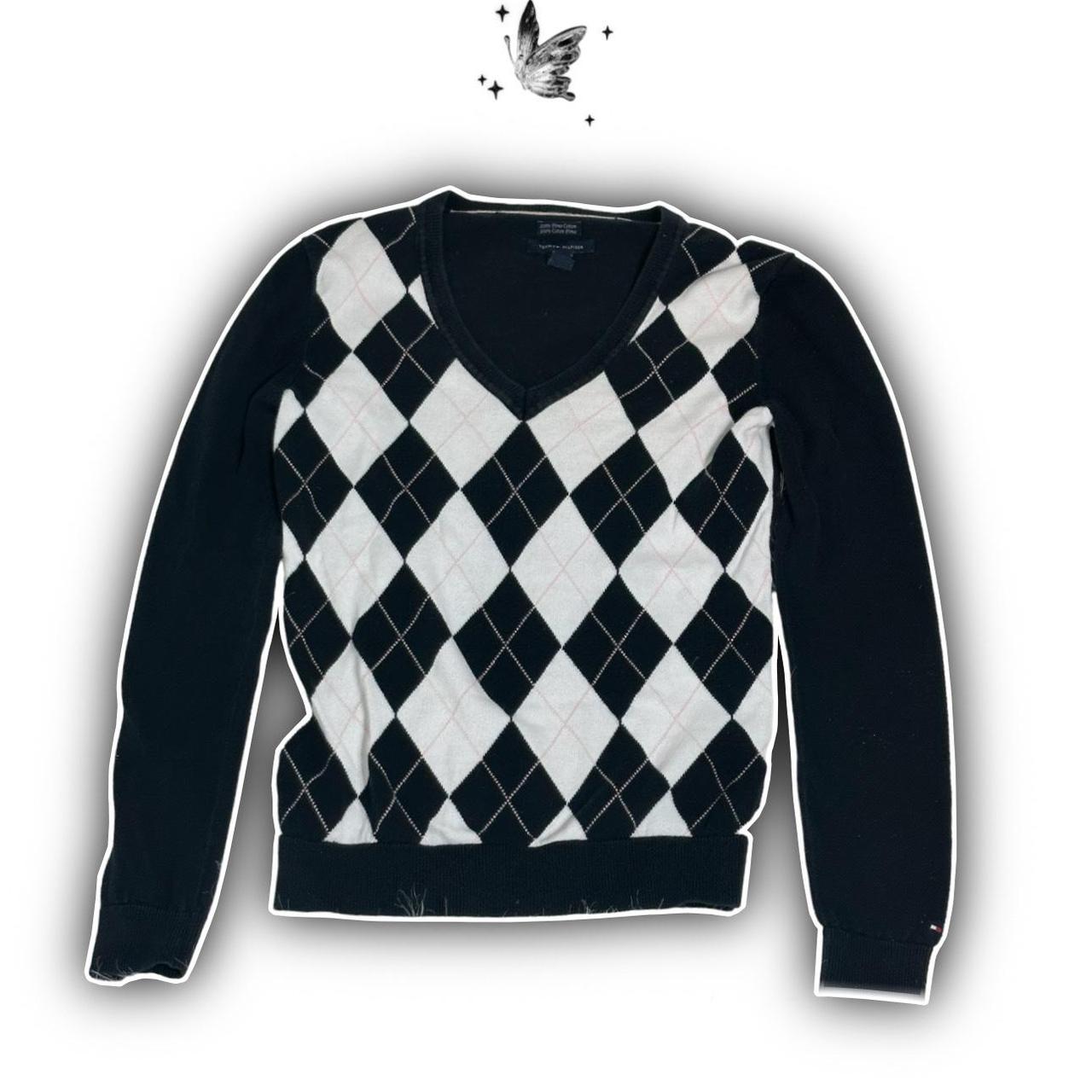 Tommy hilfiger sales argyle sweater