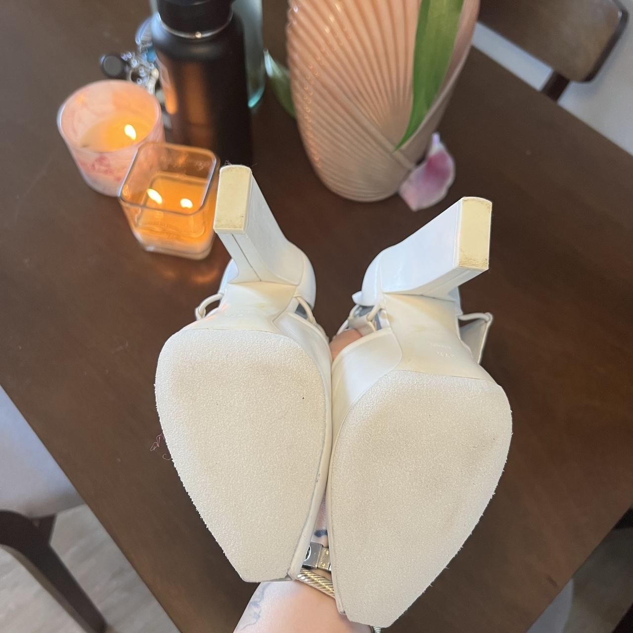 Alexander wang shop white booties