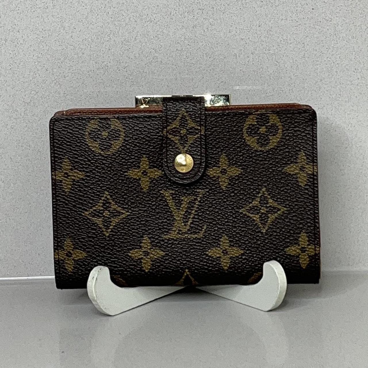 Vintage Louis Vuitton Wallet Bi Fold Brown Leather - Depop
