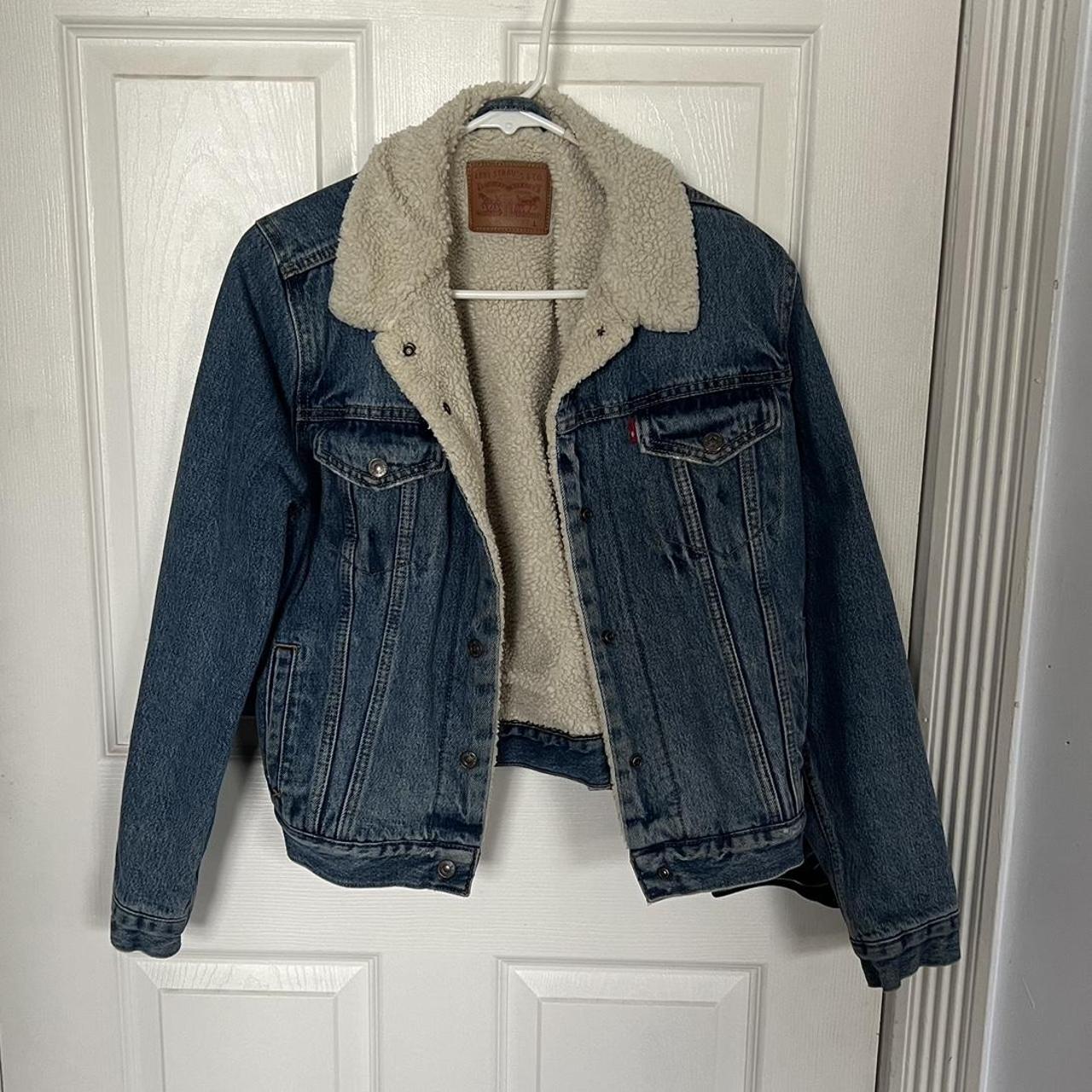 “original Sherpa Trucker Jacket Levi’s” Sherpa Levi - Depop