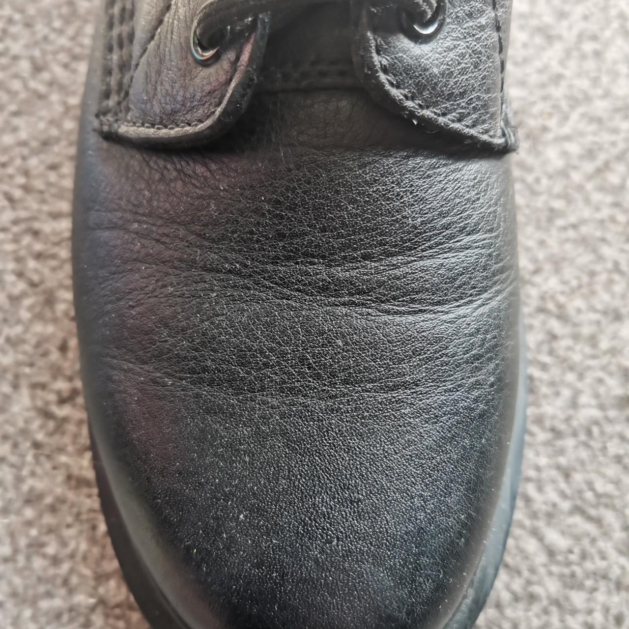 1460 pascal black & white leather ankle boots