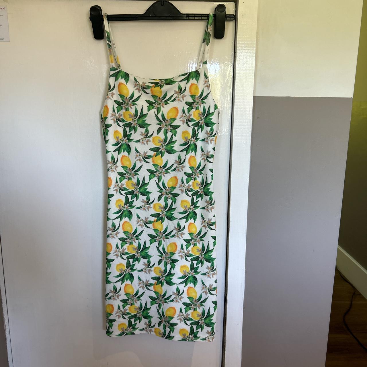 Cute lemon mini dress. Perfect for holidays.... - Depop