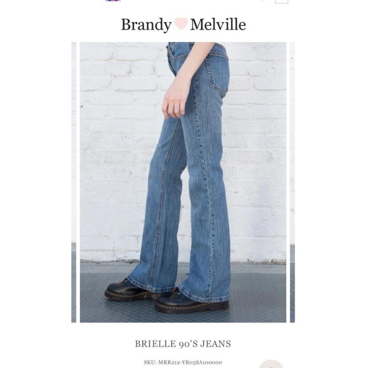 brandy melville brielle 90’s jeans ˚ ⁺˳༚ size... - Depop