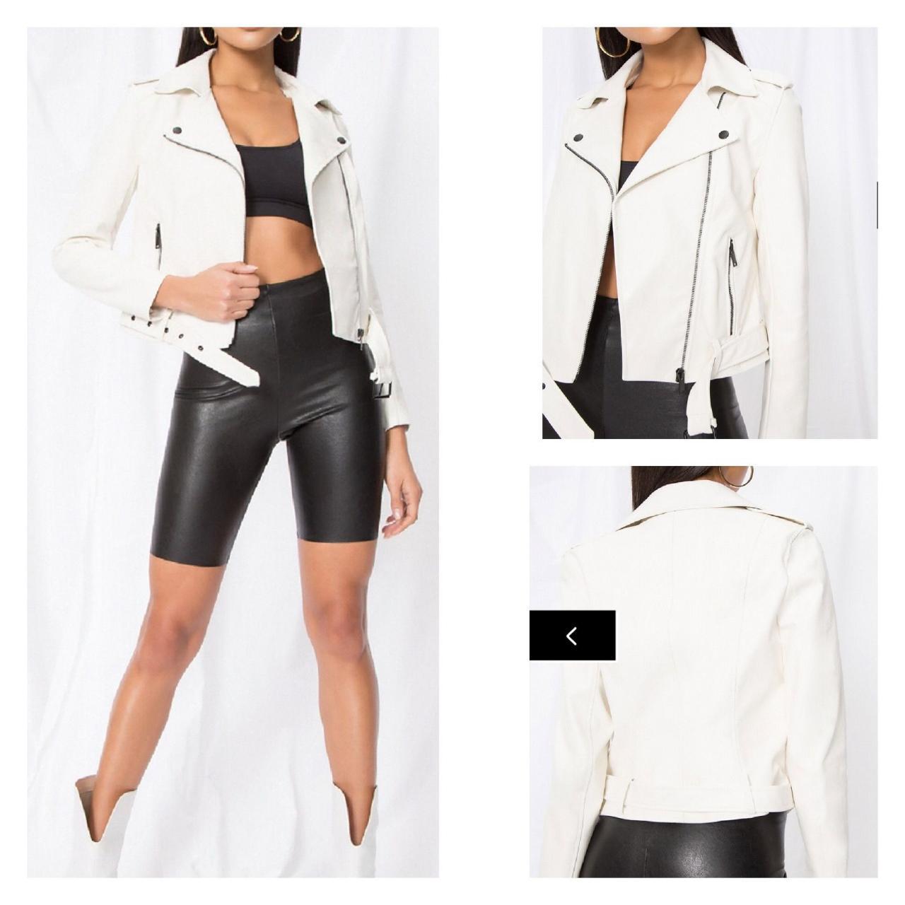 superdown Kailey Moto Jacket in White