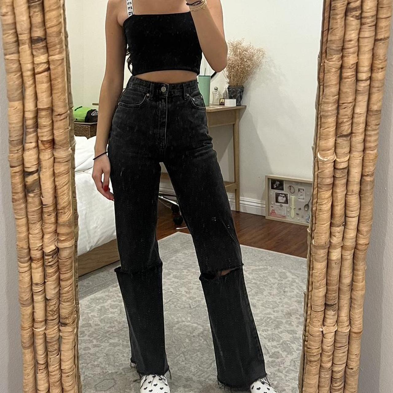 Low Rise Jean Straight Fit Stradivarius Stradivarius Highrise