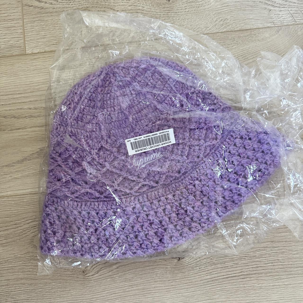 SUPREME MOHAIR CROCHET CRUSHER Brushed mohair... - Depop