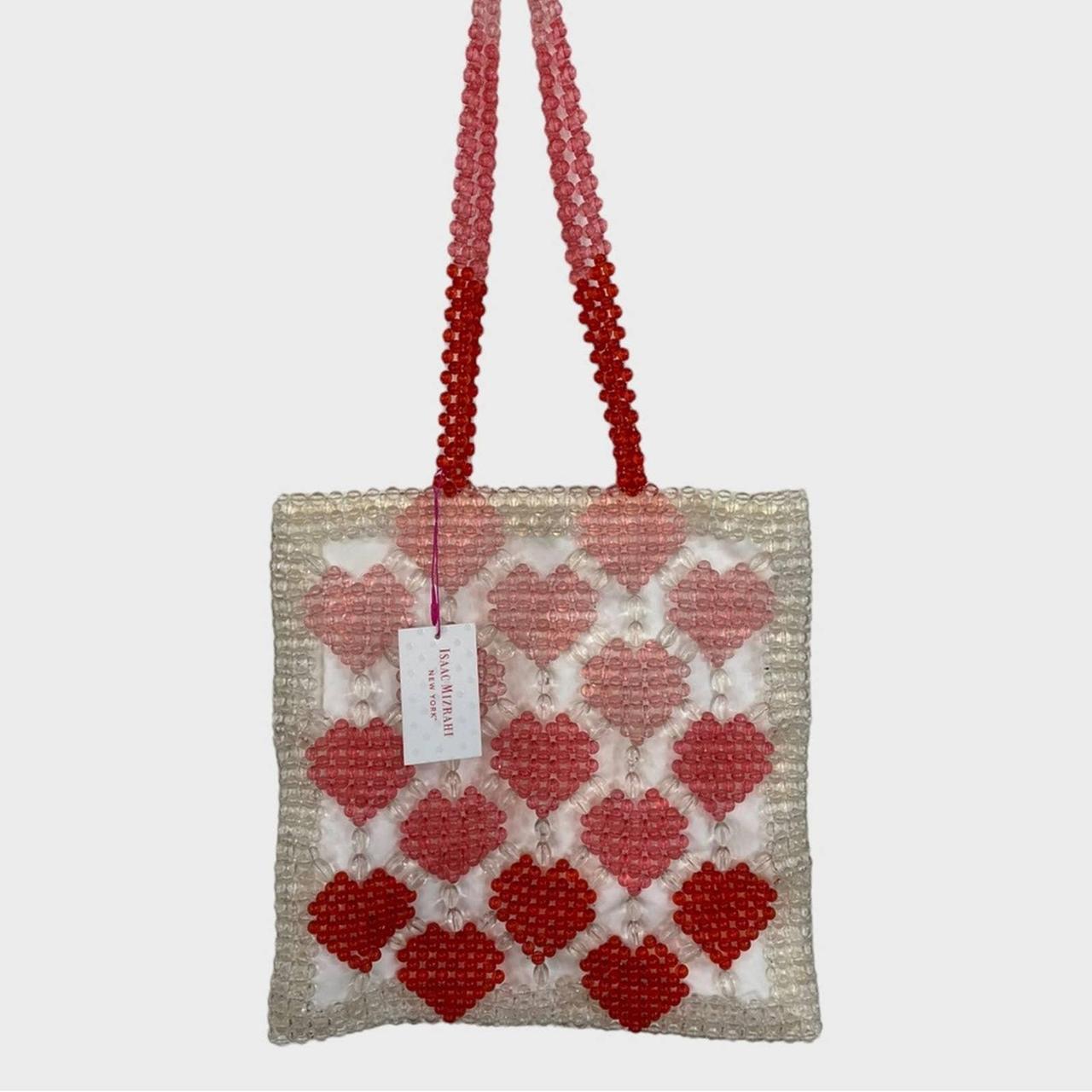 Isaac offers Mizrahi Heart Beaded Purse