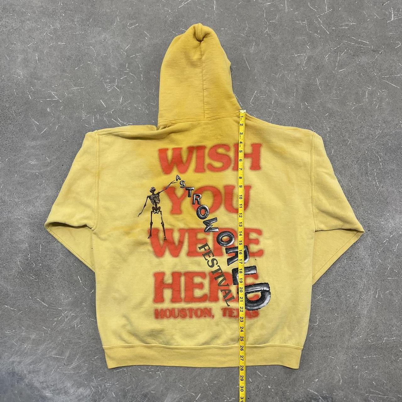 Travis Scott Astroworld Wish You Were Here Yellow. Depop