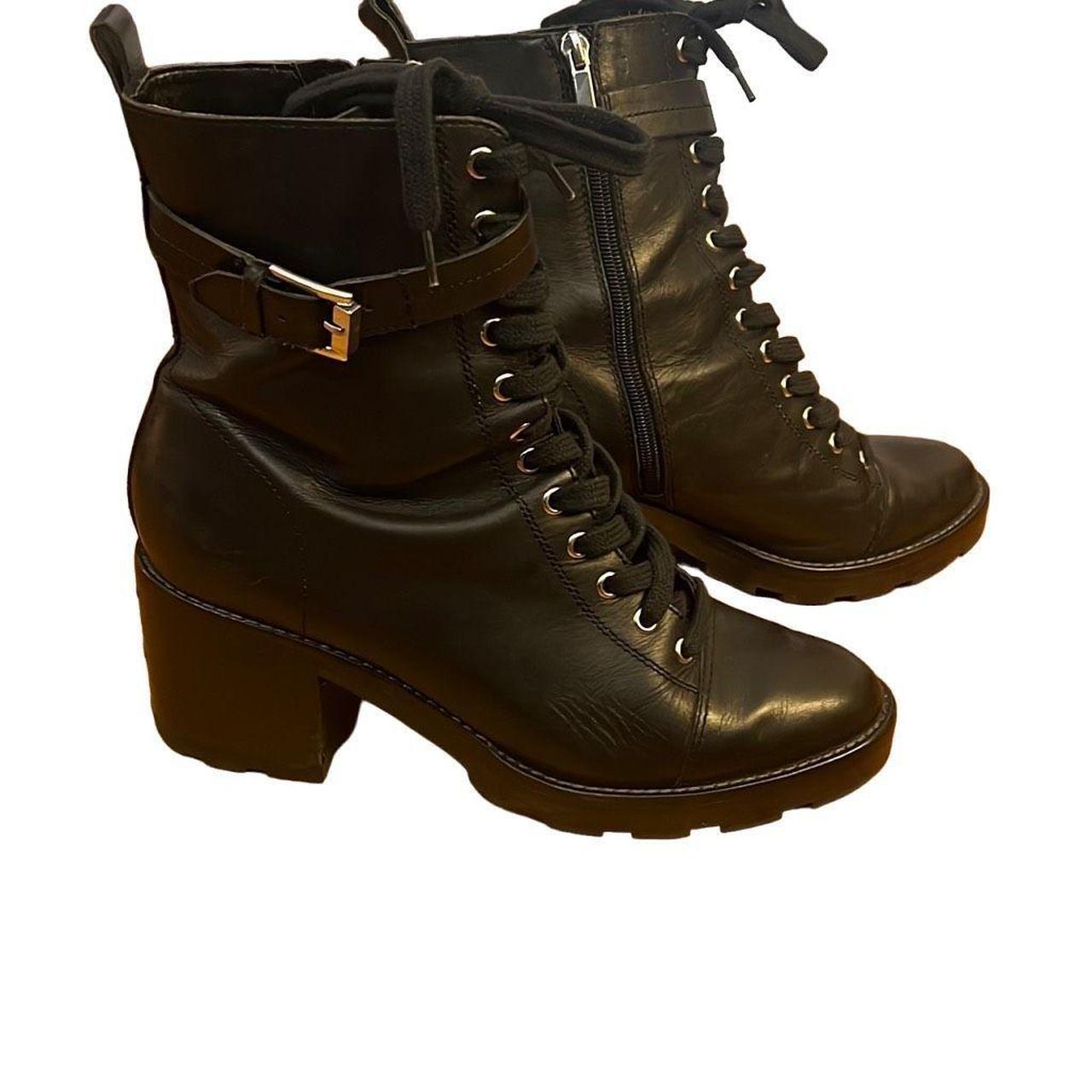 Marc fisher waren shop lace up boots