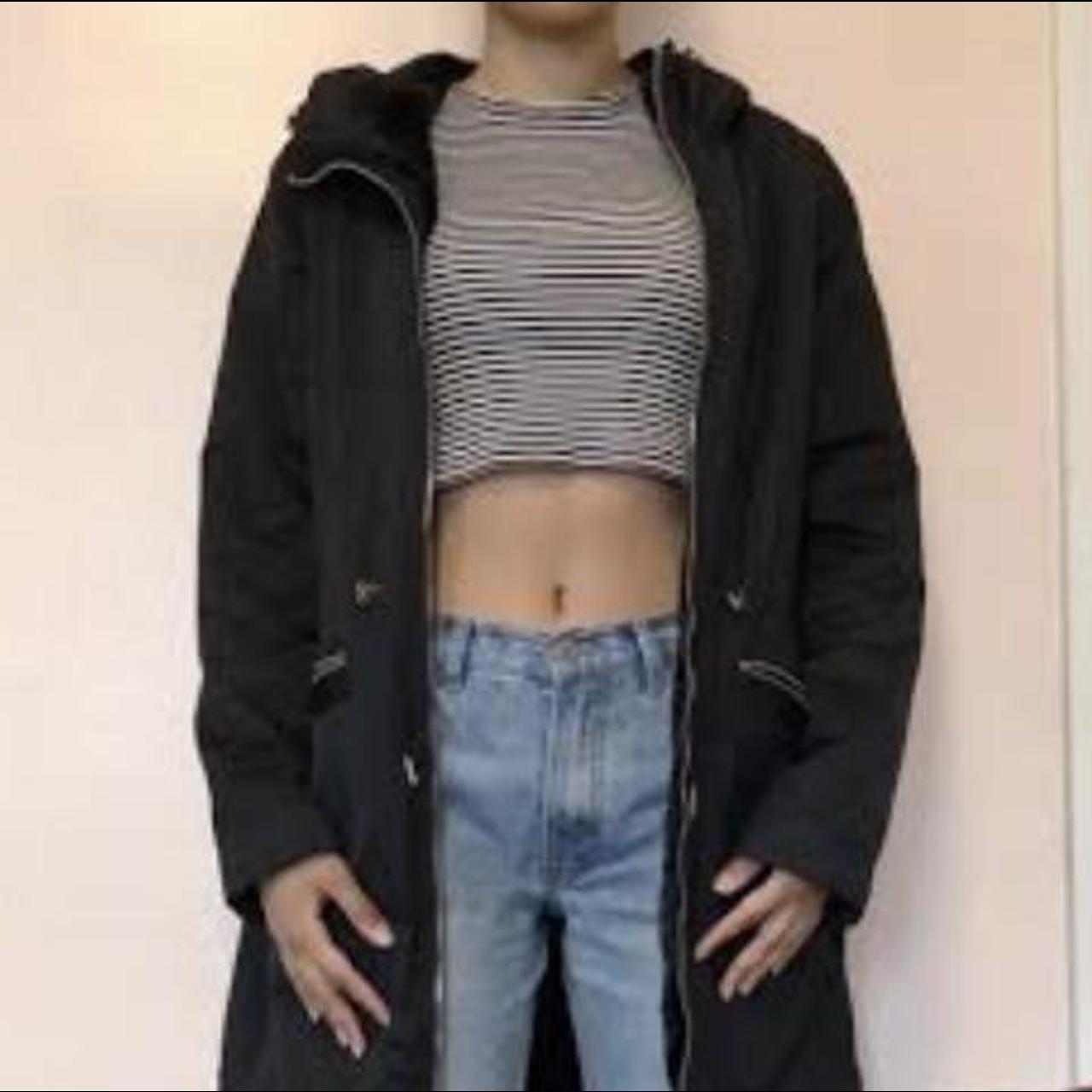 ZARA Reversible Waterproof Puffer Jacket Soft... Depop