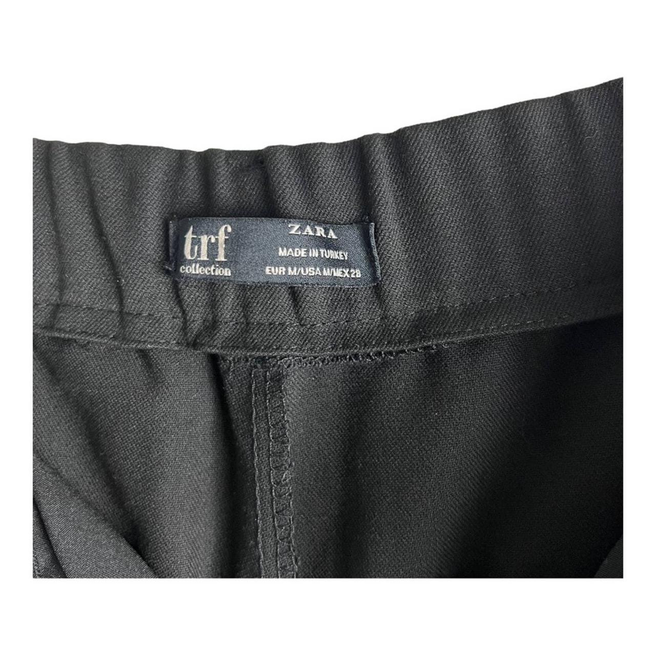 Zara TRF Collection Black High Waisted Dress Pant... - Depop